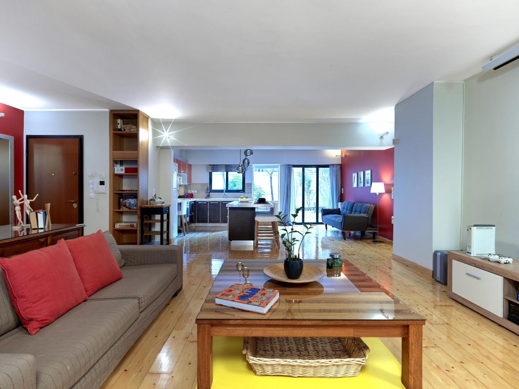 Koukaki garden escape child friendly apartment Aten Exteriör bild